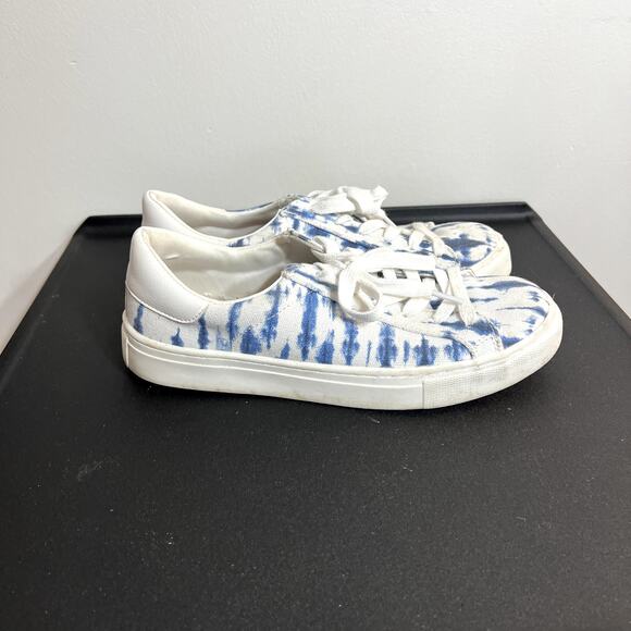 Universal Thread Blue Tie Dye Sneakers - Picture 1 of 7